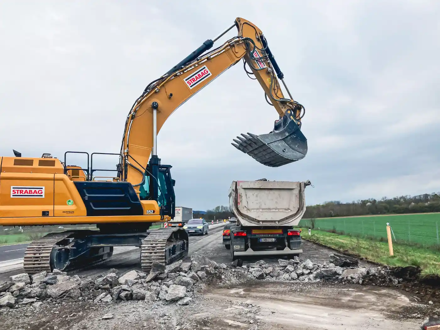 Strabag verbaut zu 70 Prozent recycelten Asphalt