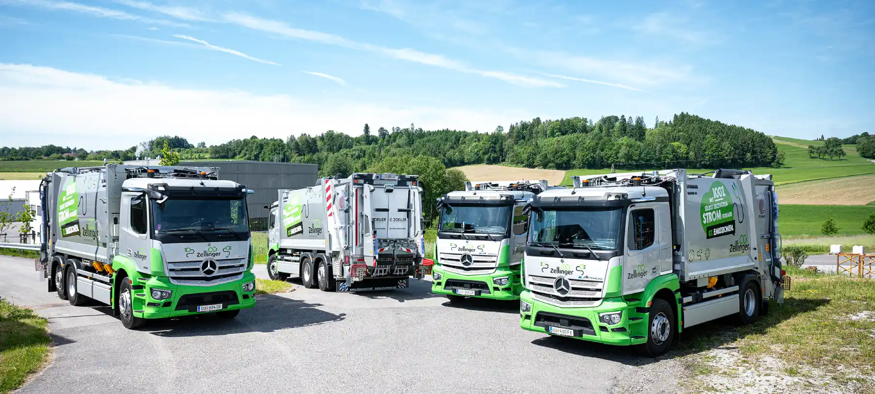 Vorreiter in der Entsorgungslogistik: eActros für das Mühlvirtler Unternehmen Zellinger