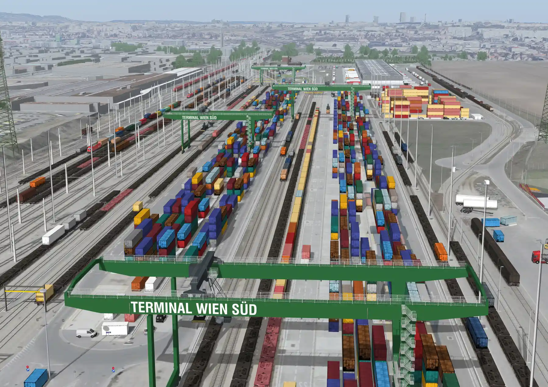 ÖBB Güterzentrum Der modernisierte Terminal Wien Süd
