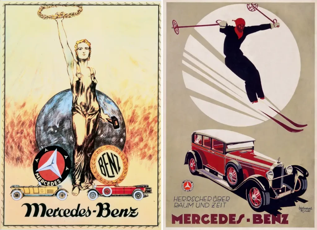 2x Werbeplakat