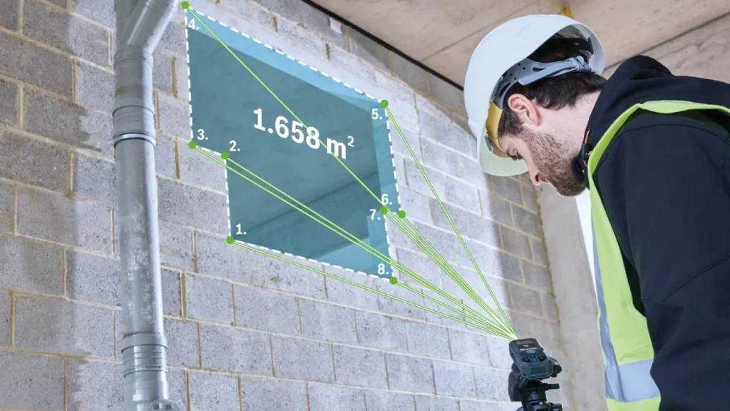 Bosch EXLM100-39CG Drei neue Messfunktionen