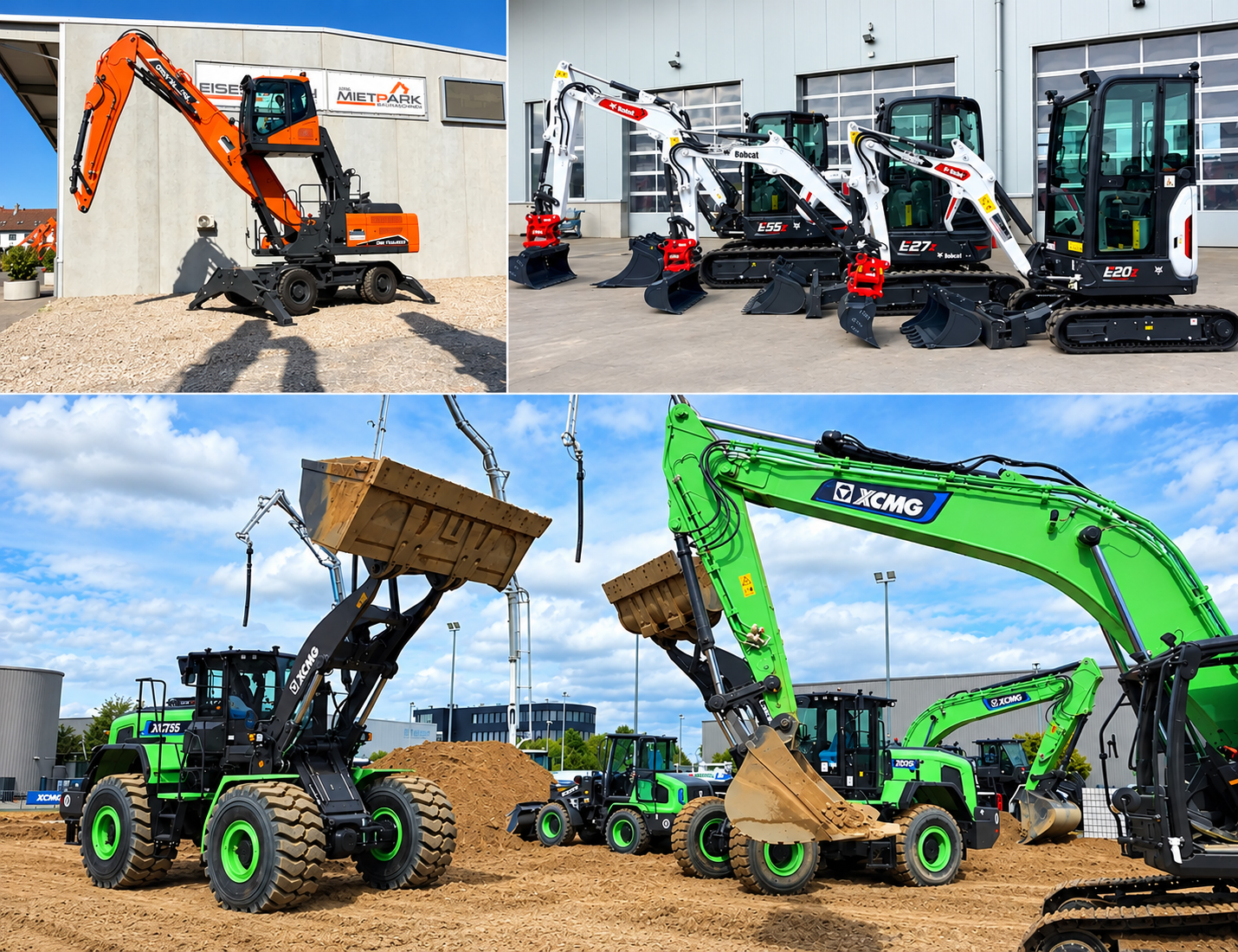 Develon Bobcat und XCMG