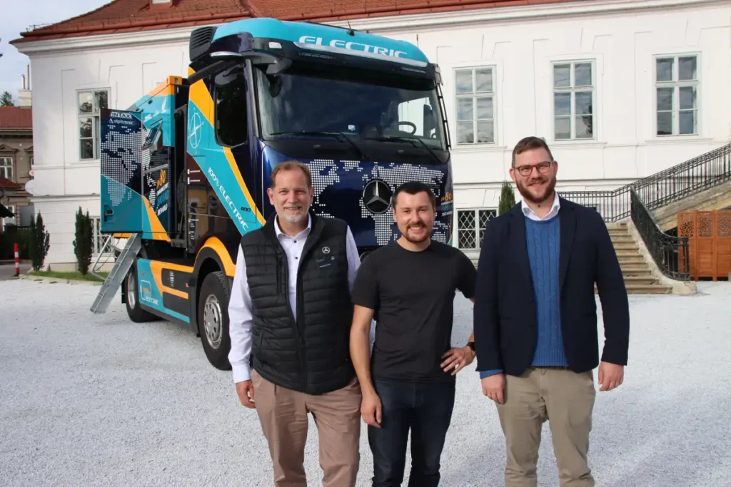 Rusch Wagner Weiss vor e-Actros