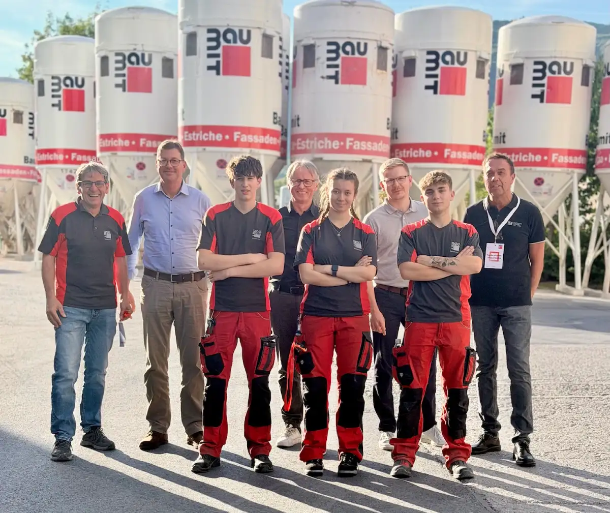 Baumit Lehrwerkstatt Gruppenbild