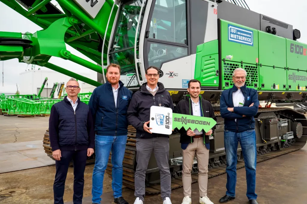 Gruppenbild vor Seilbagger