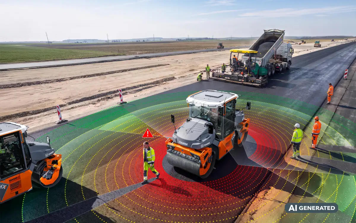 Grafik Hamm Brake Assist KI-generiert